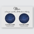 Gift For Mom 2 Constellation Maps We Love You More Than All The Stars