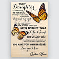 Gifts For Daughter From Mom To My Daughter Custom Name Meaningful Quotes Butterfly