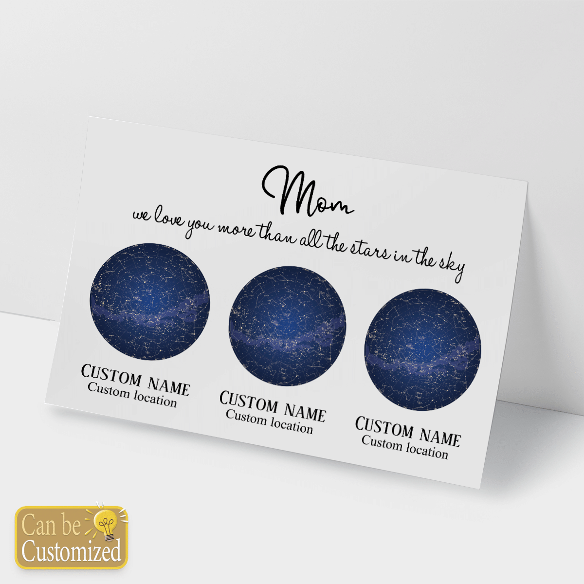 Gifts For Mom 3 Constellation Maps We Love You More Than All The Stars
