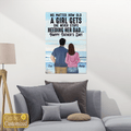 Gifts for Dad from Daughter No Matter How Old A Girl Gets Custom Wall Art