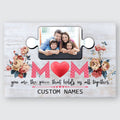 Gifts For Mom You Are The Piece That Holds Us All Together Custom Name Photo