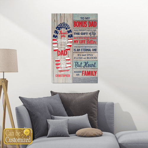Bonus Dad Gifts Canvas Poster Meaningful Quotes
