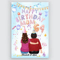 Personalized Wall Art Custom Birthday Gifts for Mom from Daughter