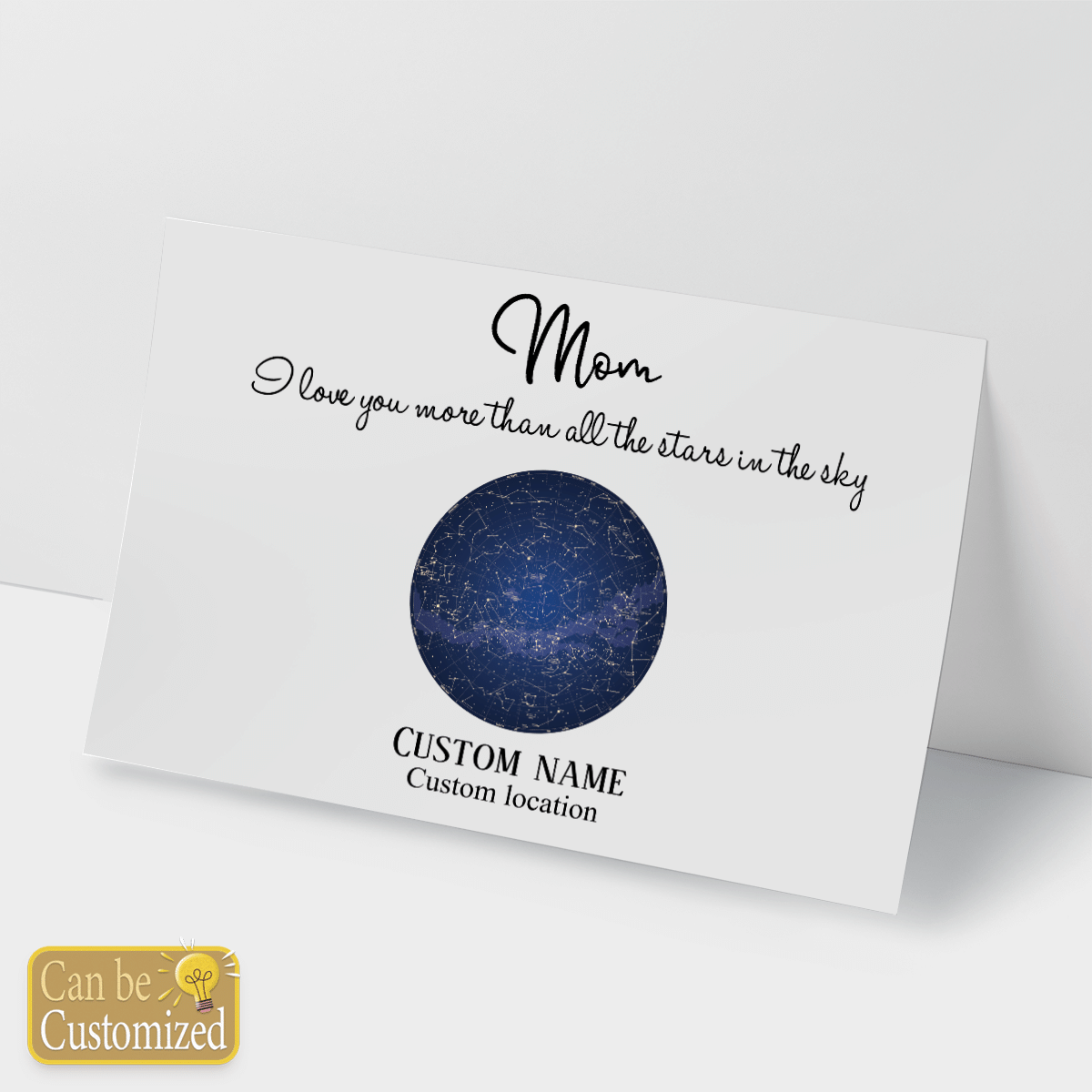 Personalized Gift For Mom 1 Constellation Map Wall Art