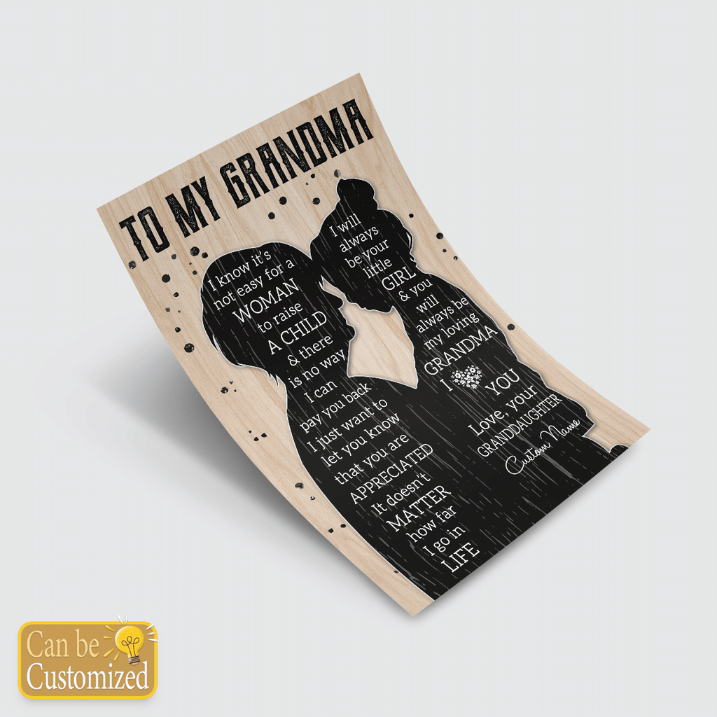 Gifts To My Grandma From Granddaughter Custom Name Meaningful Gifts Quotes