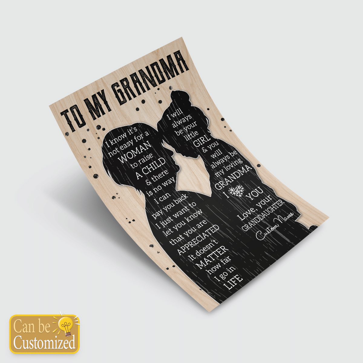 Gifts To My Grandma From Granddaughter Custom Name Meaningful Gifts Quotes