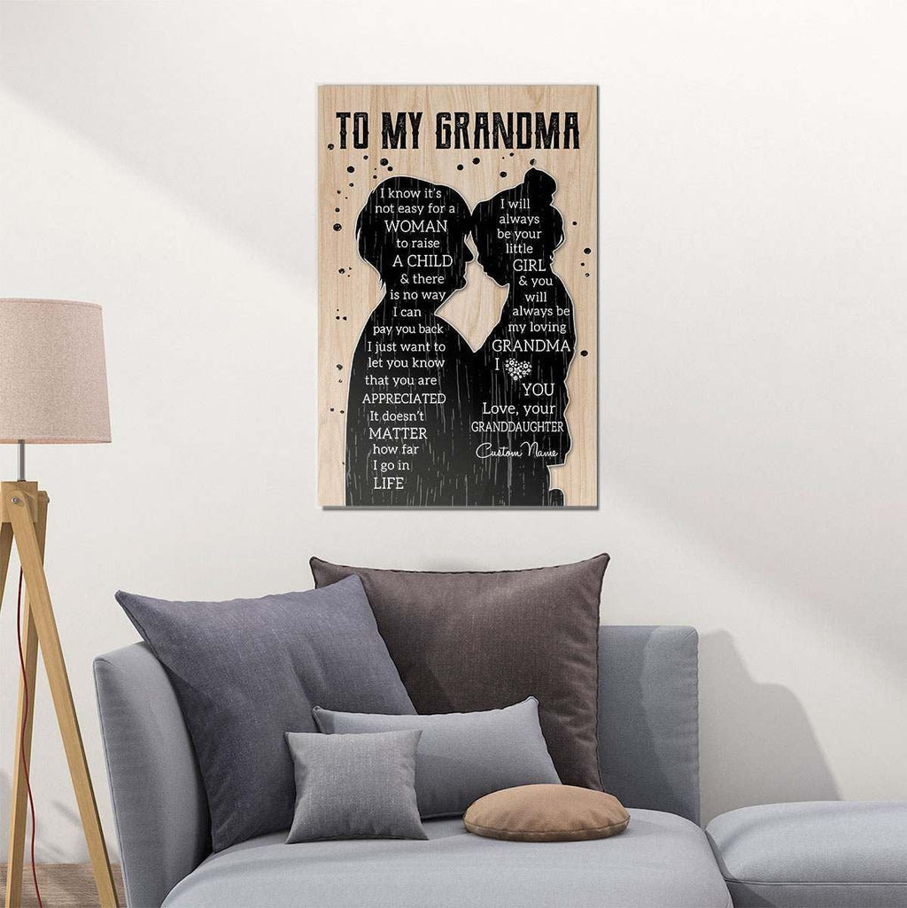 Gifts To My Grandma From Granddaughter Custom Name Meaningful Gifts Quotes