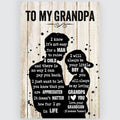 Gifts For Grandpa From Grandson Meaningful Quotes Wall Art