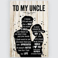 Gifts For Uncle From Nephew Meaningful Quotes Wall Art