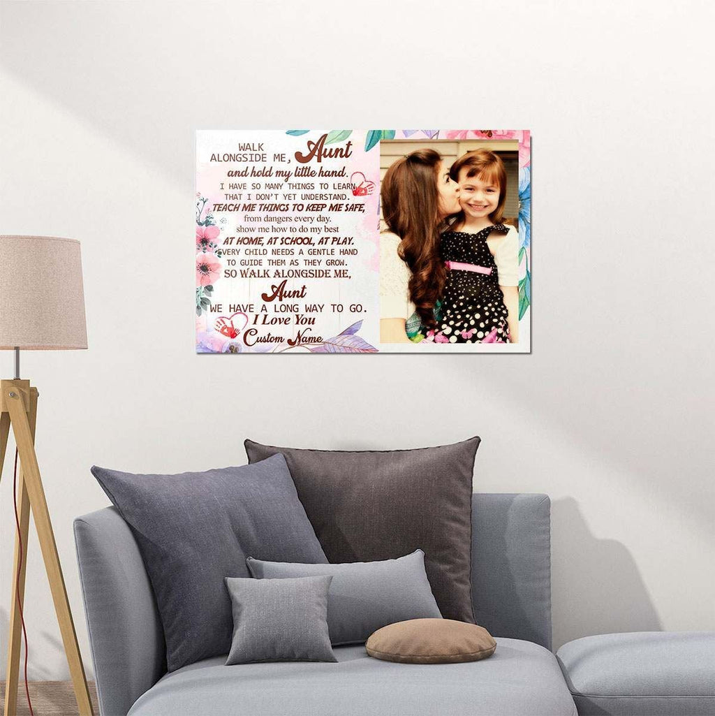 Gifts For Aunt From A Niece Walk Alongside Me Aunt Meaningful Quotes Personalized Gifts