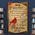 Memorial Canvas Gifts Mom In Loving Memory Cardinal Bird